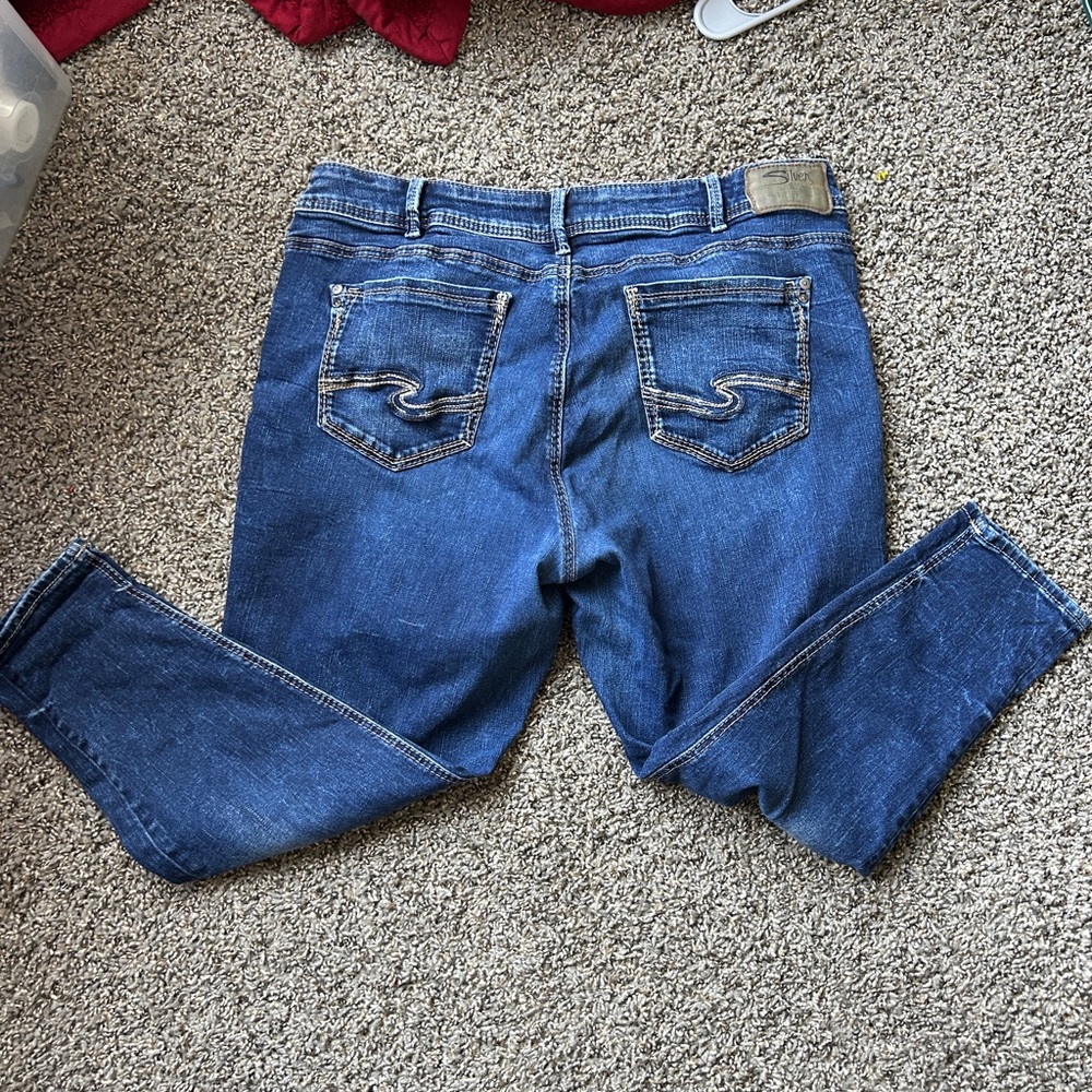 Silver Jeans SUKI skinny crop size 29 L25